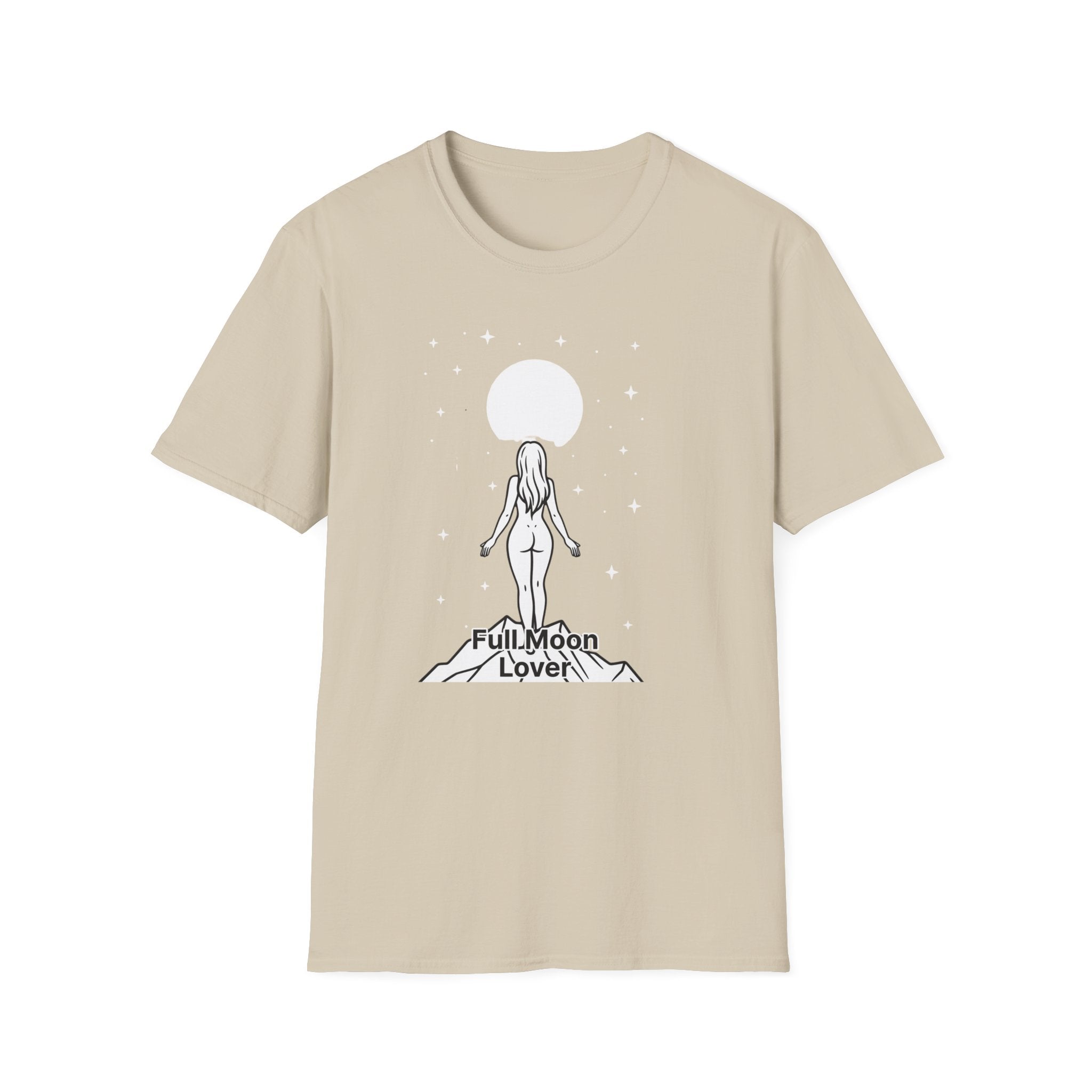 Moon Goddess T-Shirt — Celestial 'Moon Lover' Graphic Tee