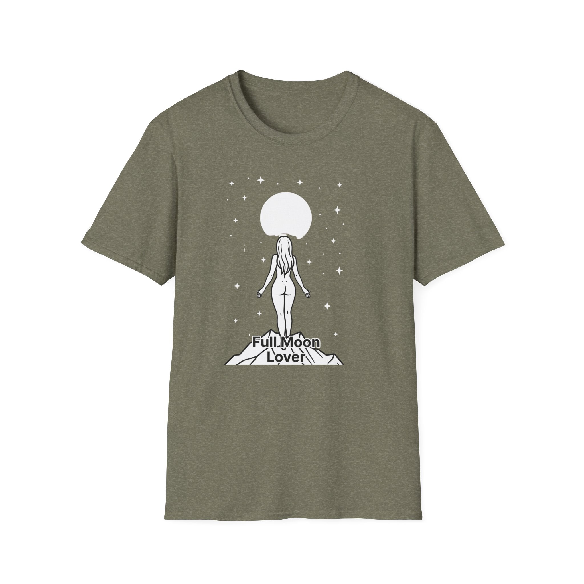 Moon Goddess T-Shirt — Celestial 'Moon Lover' Graphic Tee