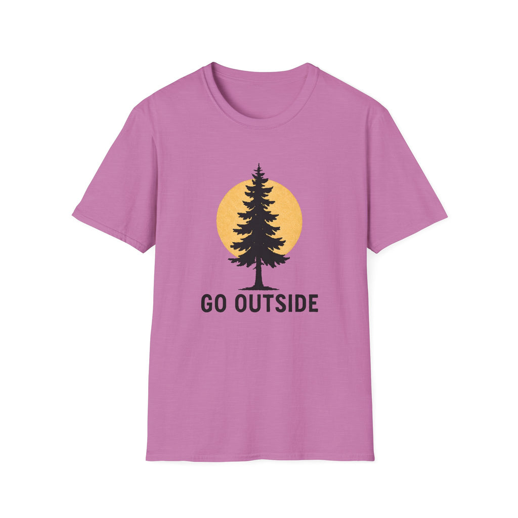 Go Outside Tree T-Shirt — Nature Adventure Graphic Tee