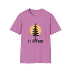 Go Outside Tree T-Shirt — Nature Adventure Graphic Tee