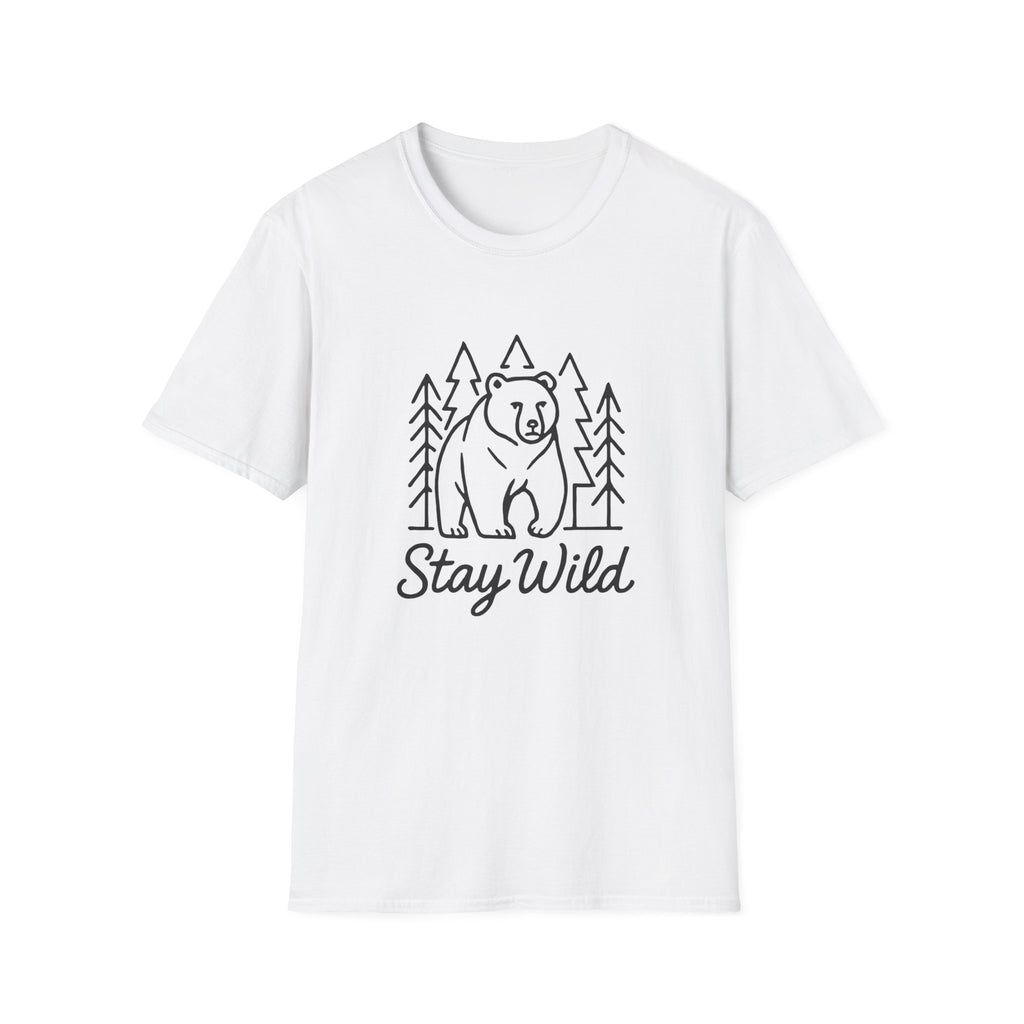 Bear Forest 'Stay Wild' T-Shirt — Adventure Outdoor Nature Tee