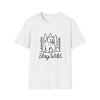 Bear Forest 'Stay Wild' T-Shirt — Adventure Outdoor Nature Tee