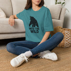 Into The Wild Bear T-Shirt — Outdoor Adventure Graphic Tee