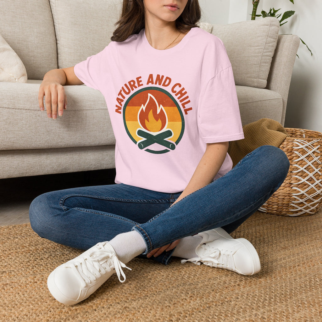 Nature and Chill Campfire T-Shirt