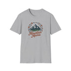Mountain Mama T-Shirt — Floral Mountain Graphic Tee for Outdoor Moms