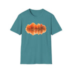Autumn Lake Reflection T-Shirt — Orange Fall Trees Graphic Tee