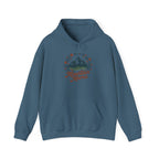 Mountain Mama Hoodie — Floral Mountain Graphic Pullover for Outdoor Moms