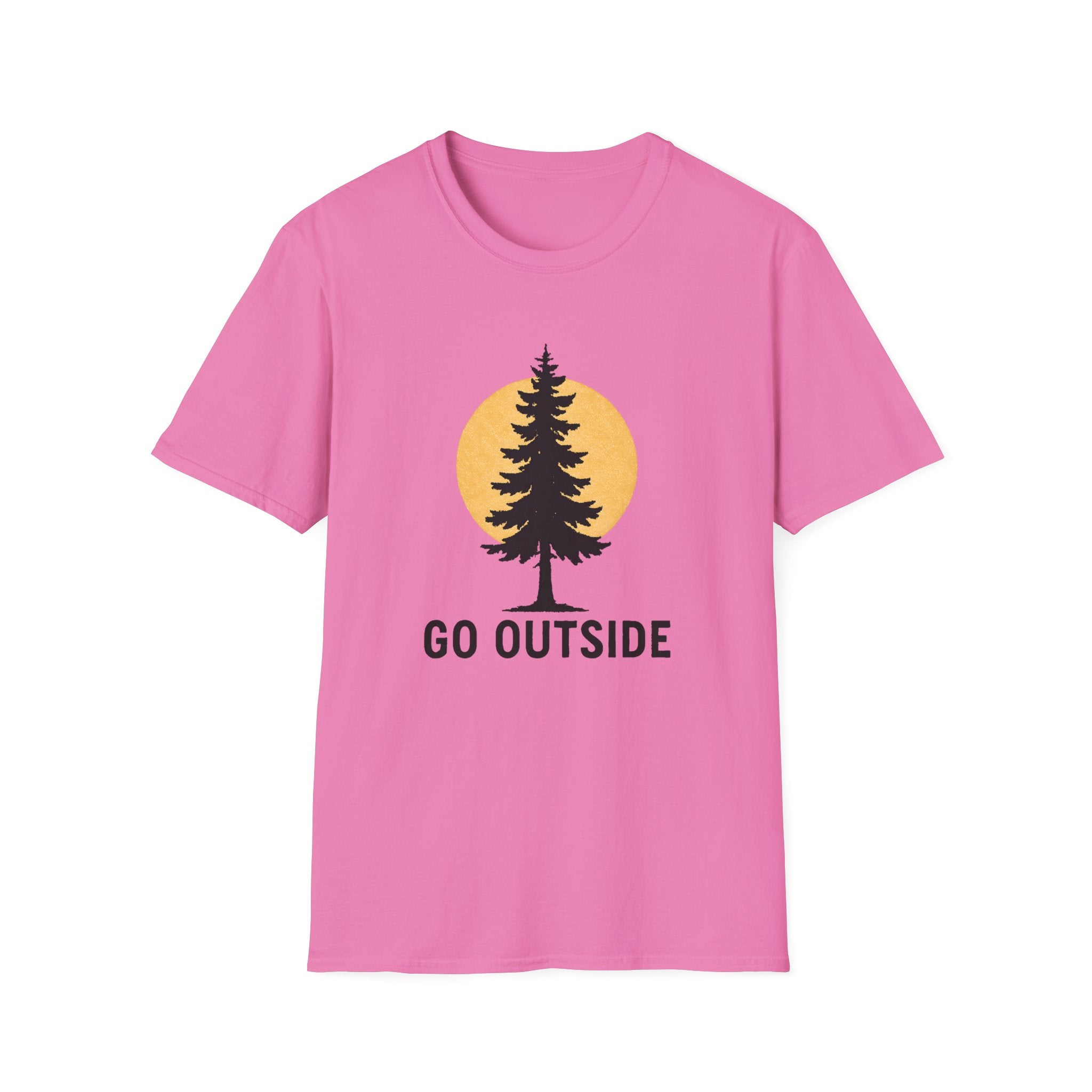 Go Outside Tree T-Shirt — Nature Adventure Graphic Tee