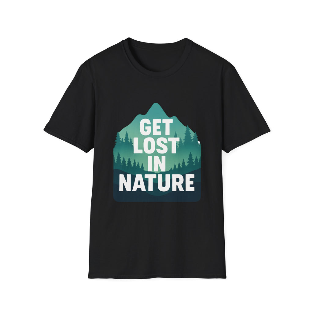 Get Lost in Nature T-Shirt — Outdoor Adventure Graphic Tee