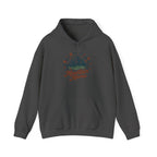 Mountain Mama Hoodie — Floral Mountain Graphic Pullover for Outdoor Moms