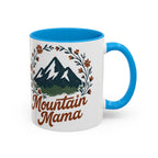 Mountain Mama Coffee Mug — 11oz & 15oz Floral Mountain Ceramic Mug