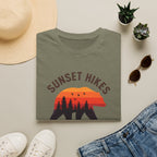 Sunset Hikes T-Shirt — Bear Silhouette Mountain Sunset Tee