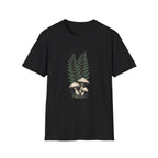Fern & Mushroom Botanical Tee — Nature-Inspired Graphic T-Shirt