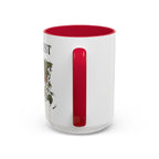 Wanderlust Floral Travel Mug — 11oz/15oz Ceramic Coffee Cup