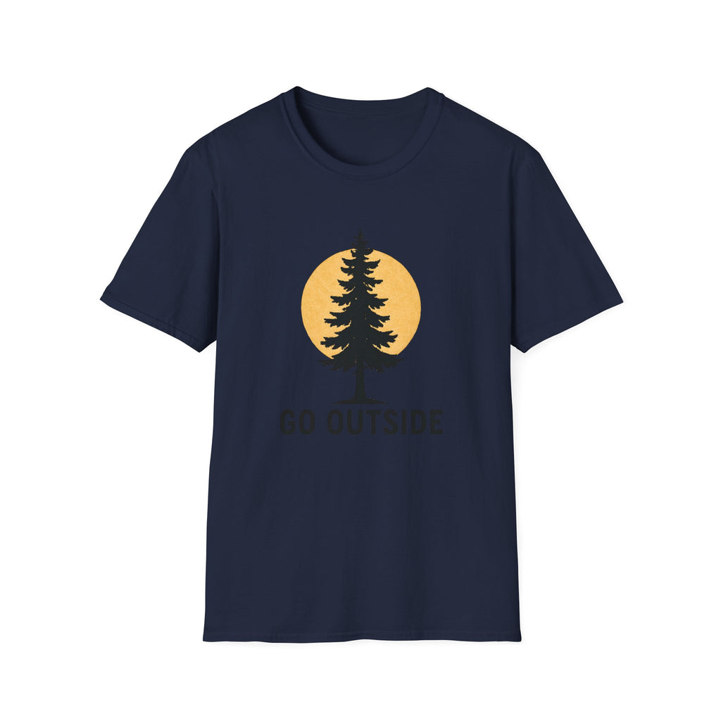 Go Outside Tree T-Shirt — Nature Adventure Graphic Tee