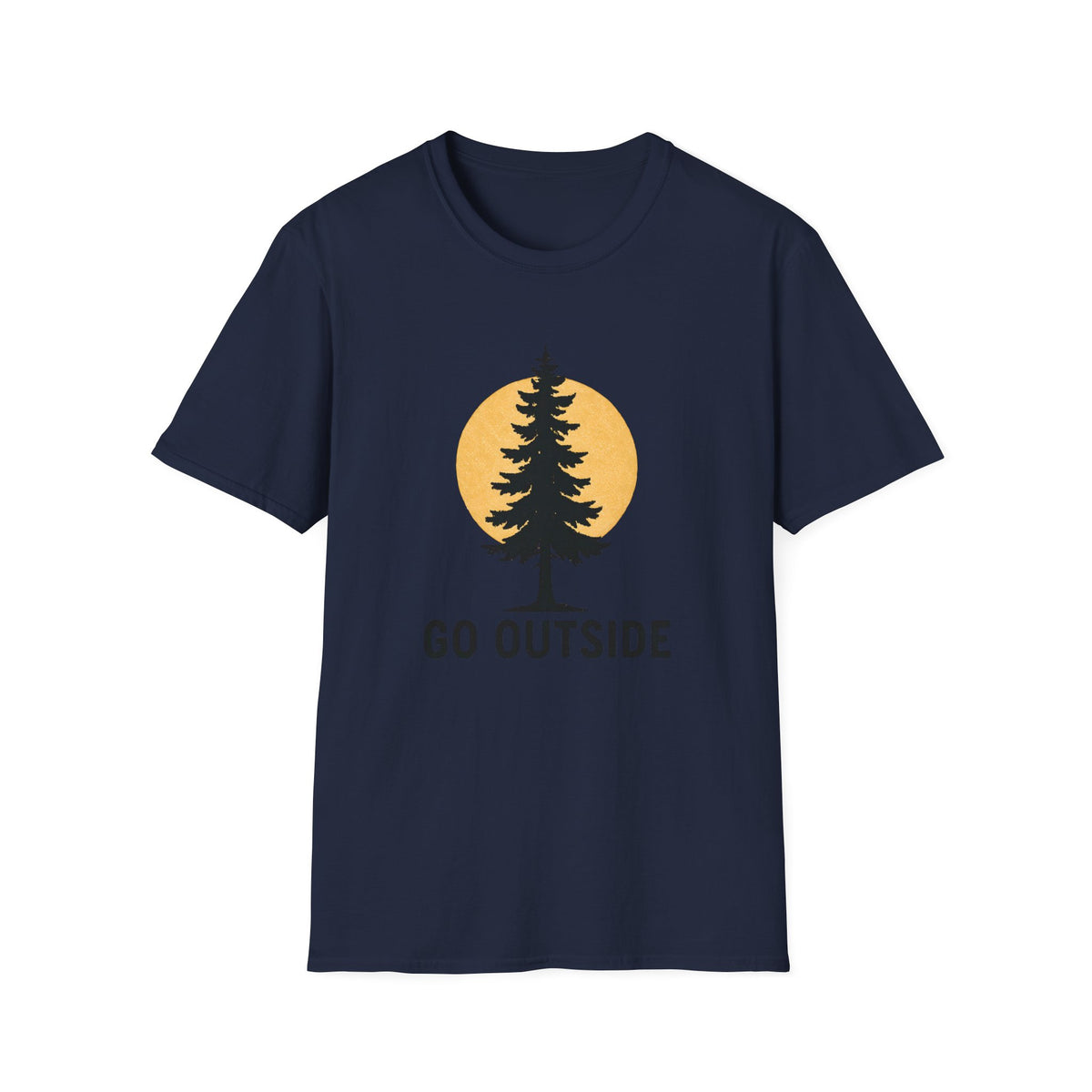 Go Outside Tree T-Shirt — Nature Adventure Graphic Tee