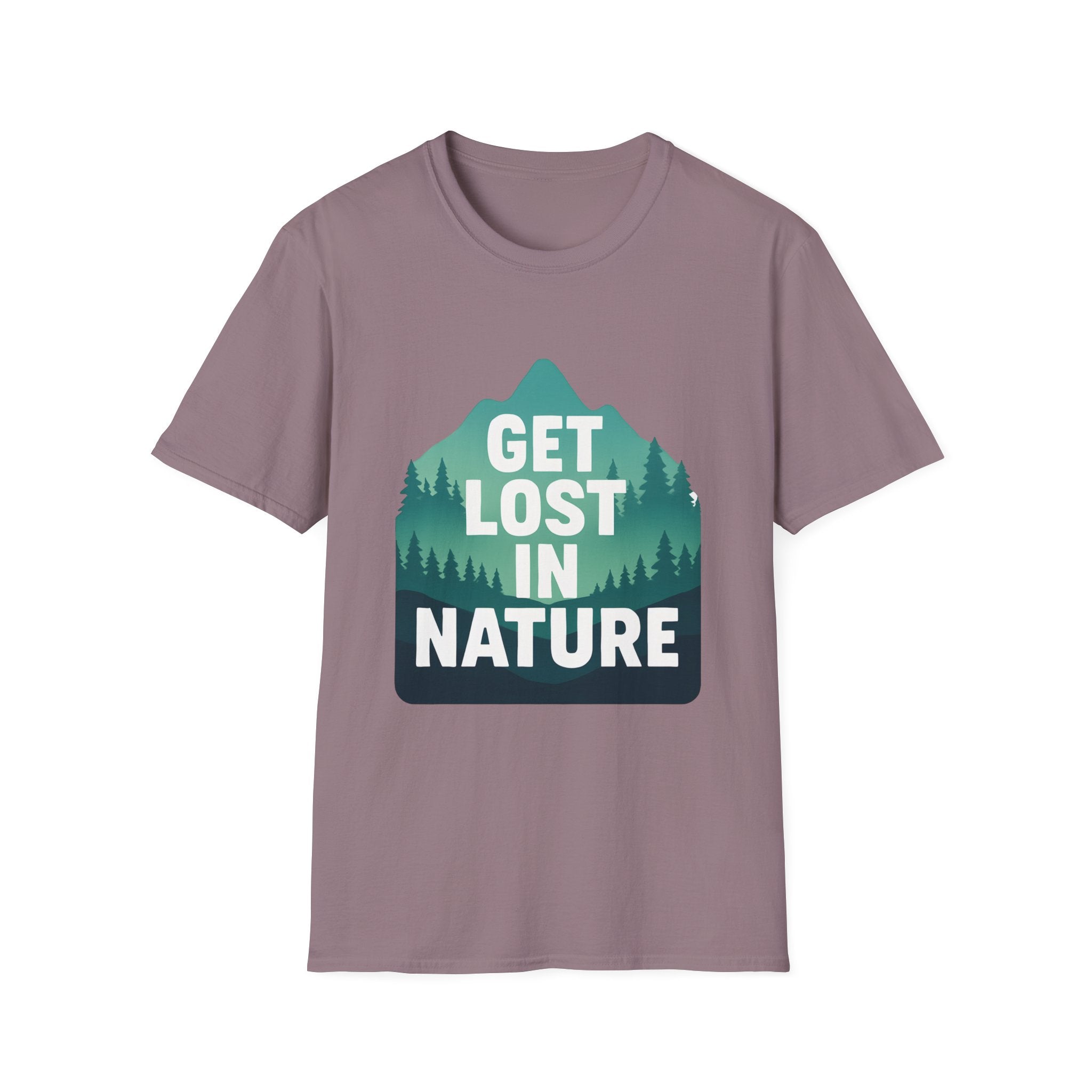Get Lost in Nature T-Shirt — Outdoor Adventure Graphic Tee