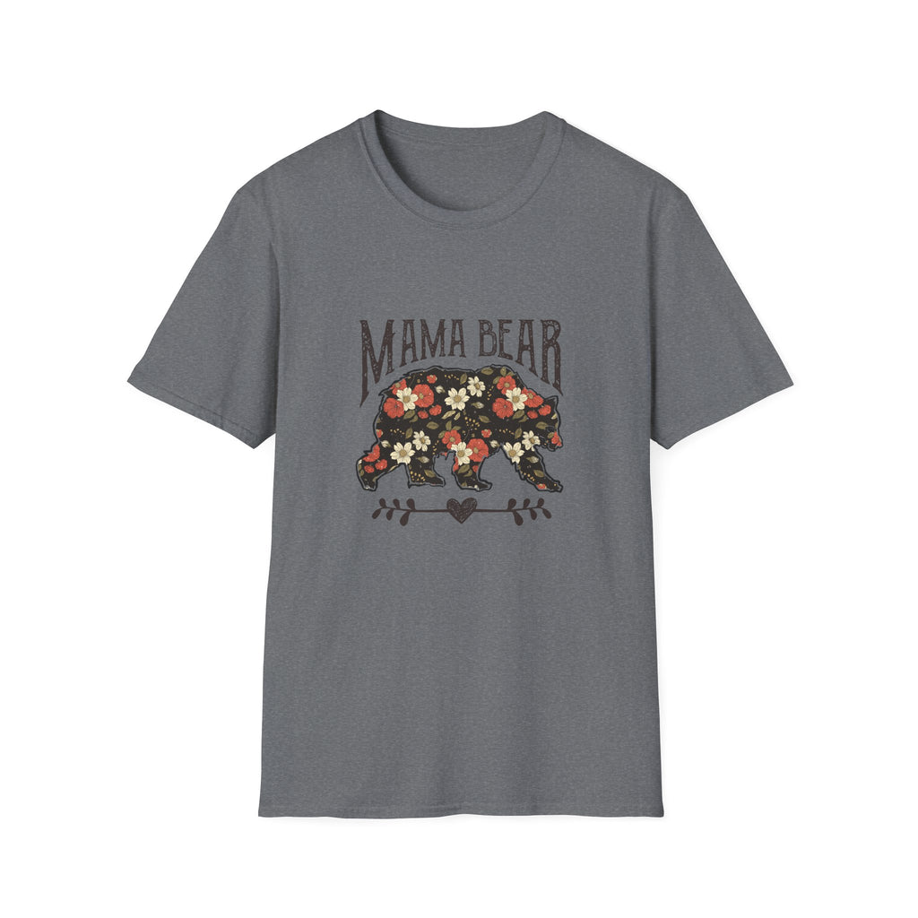Mama Bear Floral T-Shirt — Vintage Floral Mom Tee