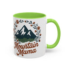 Mountain Mama Coffee Mug — 11oz & 15oz Floral Mountain Ceramic Mug