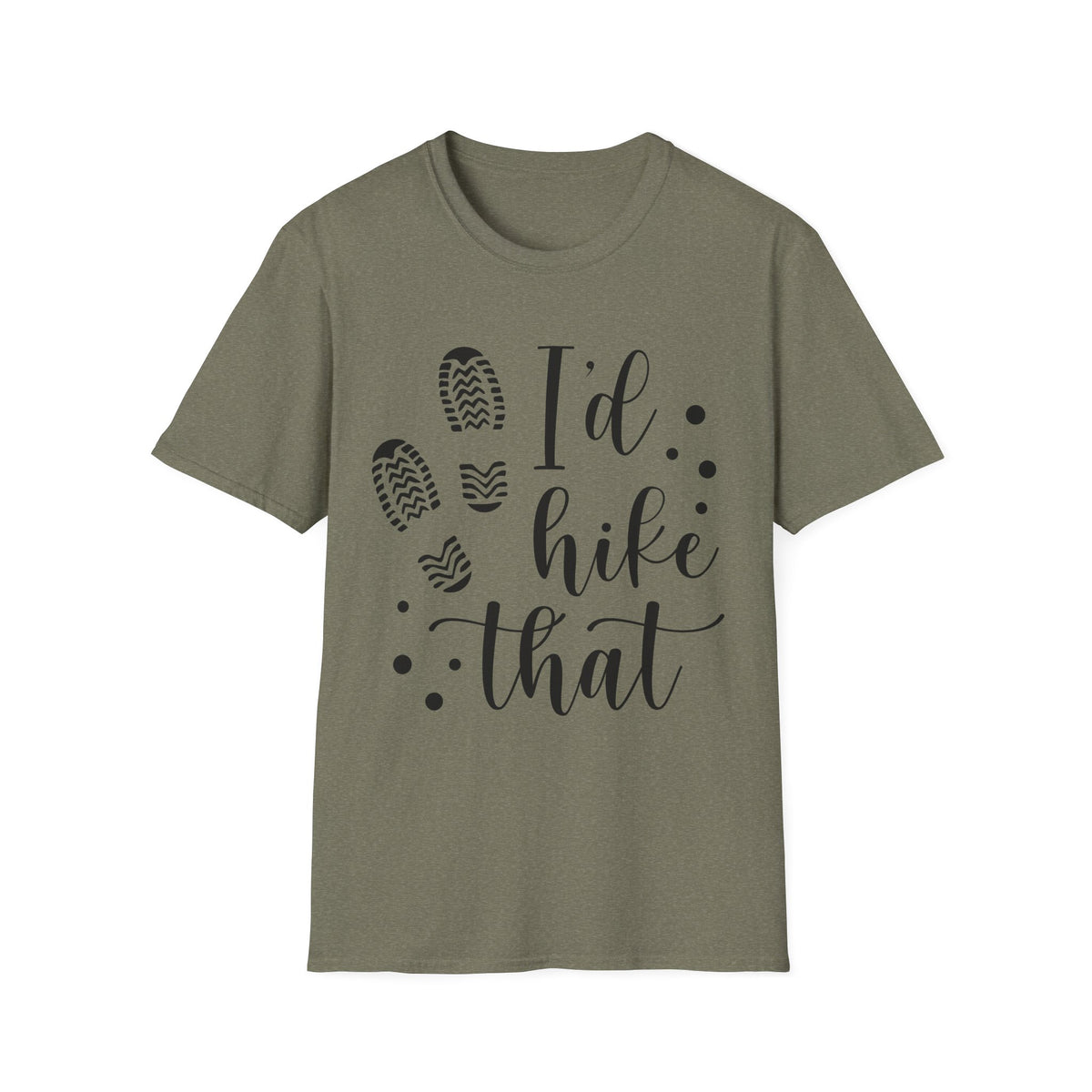 Hiking T-Shirt — "I'd Hike That" Graphic Tee for Outdoor Lovers