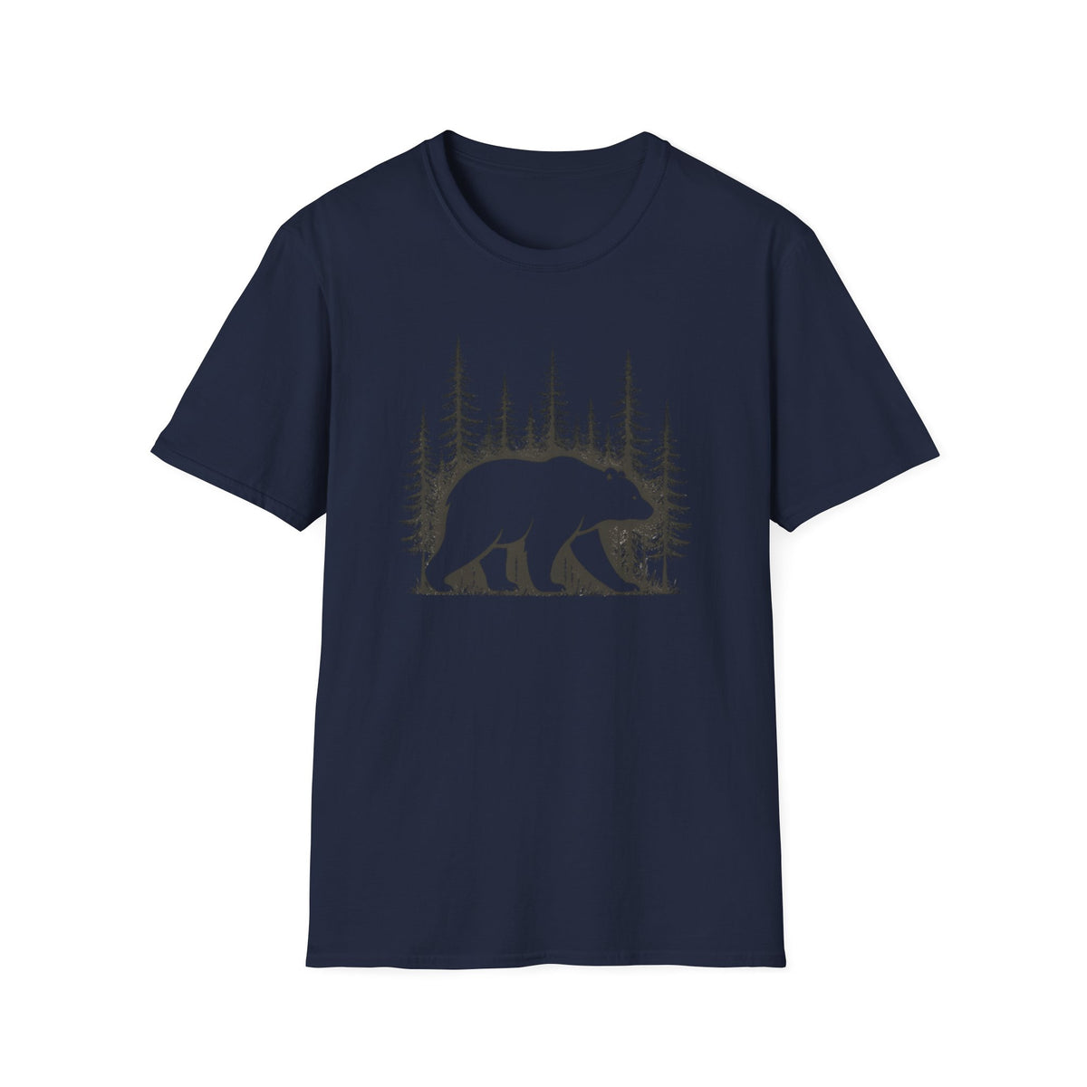 Bear Forest T-Shirt — Woodland Bear Graphic Tee