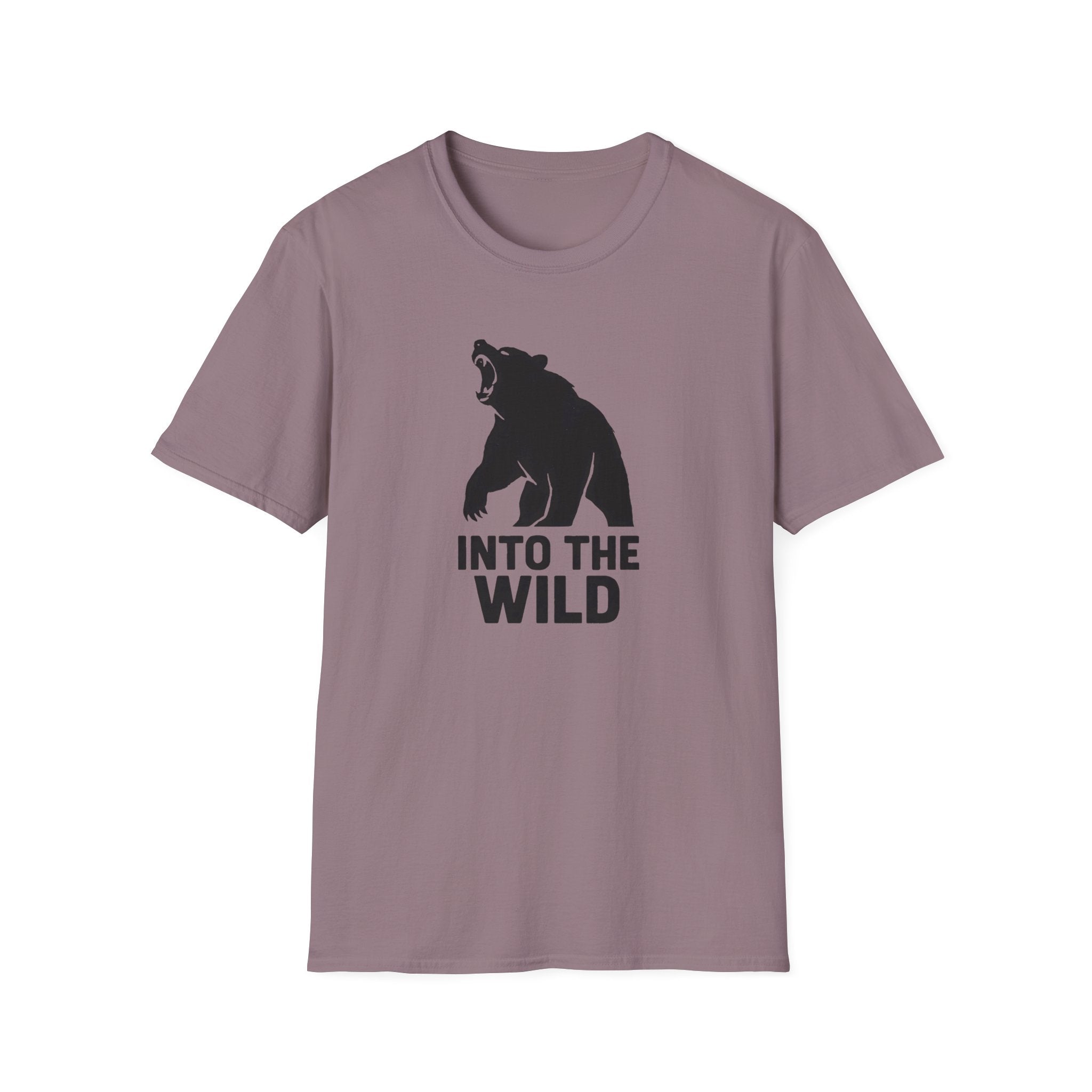 Into The Wild Bear T-Shirt — Outdoor Adventure Graphic Tee