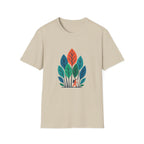 T-Shirt — Minimalist Colorful Leaf Forest Graphic