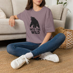 Into The Wild Bear T-Shirt — Outdoor Adventure Graphic Tee