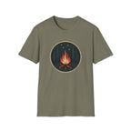 Campfire Night T-Shirt — Cozy Wilderness Bonfire Graphic Tee