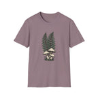 Fern & Mushroom Botanical Tee — Nature-Inspired Graphic T-Shirt