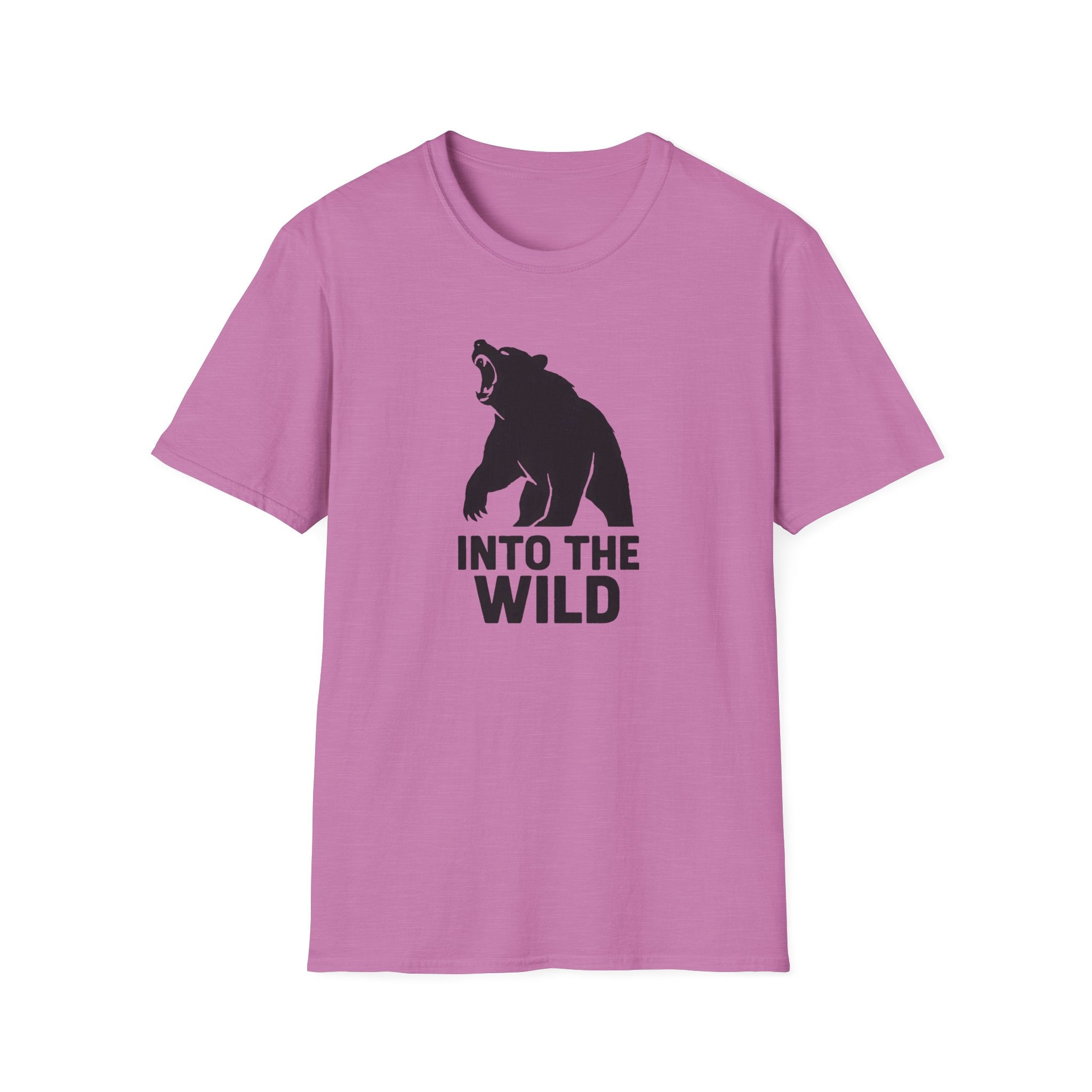 Into The Wild Bear T-Shirt — Outdoor Adventure Graphic Tee