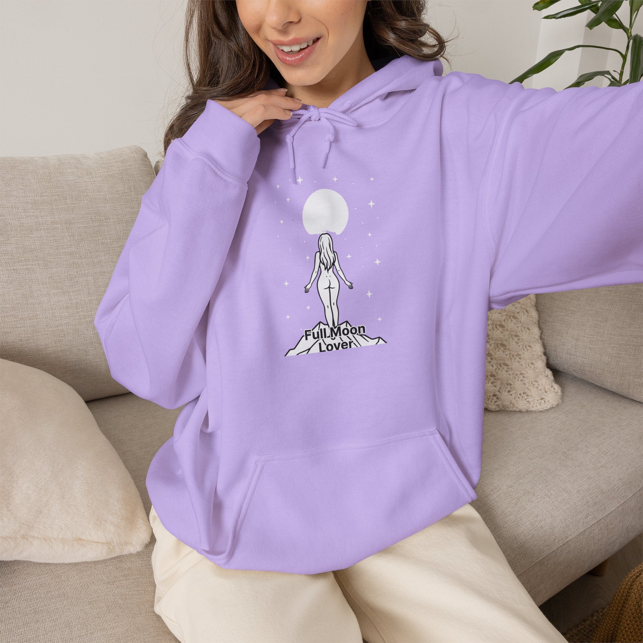 Moon Goddess T-Shirt — Celestial 'Moon Lover' Graphic Tee