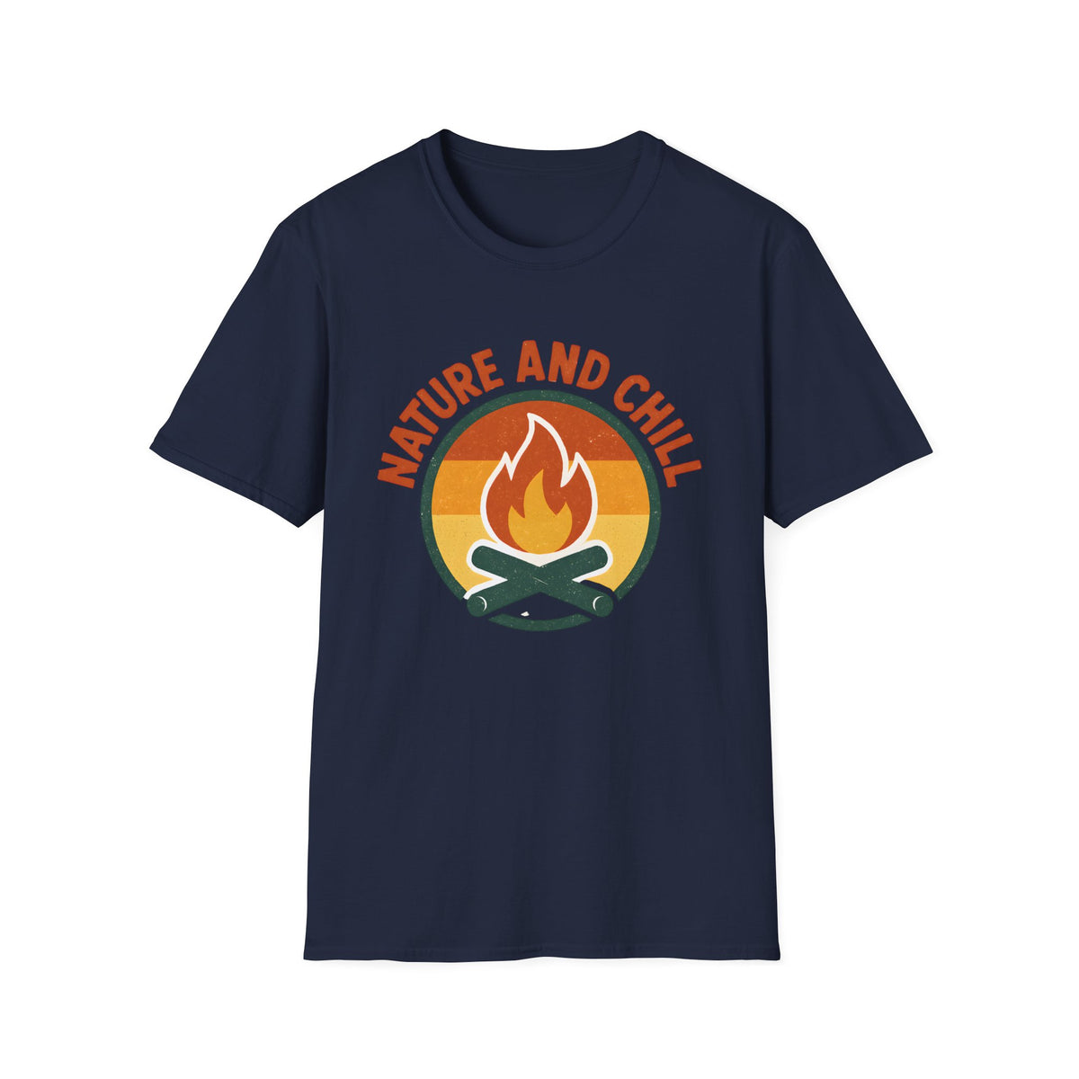 Nature and Chill Campfire T-Shirt