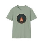 Campfire Night T-Shirt — Cozy Wilderness Bonfire Graphic Tee