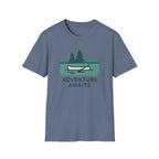 Adventure Awaits Canoe T-Shirt