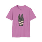 Fern & Mushroom Botanical Tee — Nature-Inspired Graphic T-Shirt