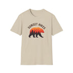 Sunset Hikes T-Shirt — Bear Silhouette Mountain Sunset Tee