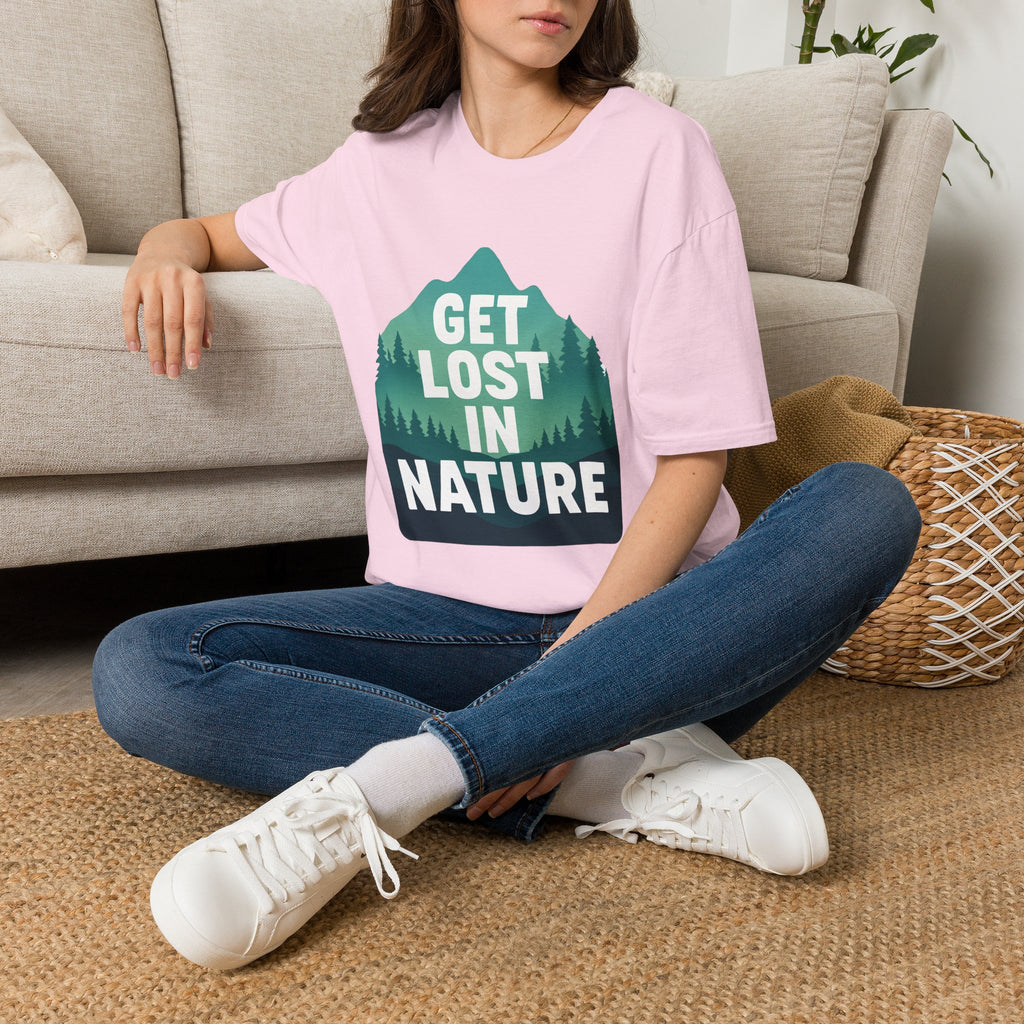 Get Lost in Nature T-Shirt — Outdoor Adventure Graphic Tee
