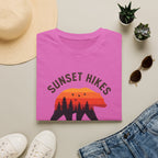 Sunset Hikes T-Shirt — Bear Silhouette Mountain Sunset Tee