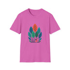 T-Shirt — Minimalist Colorful Leaf Forest Graphic