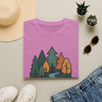 Nature Is My Therapy T-Shirt — Scenic Forest River Graphic Tee