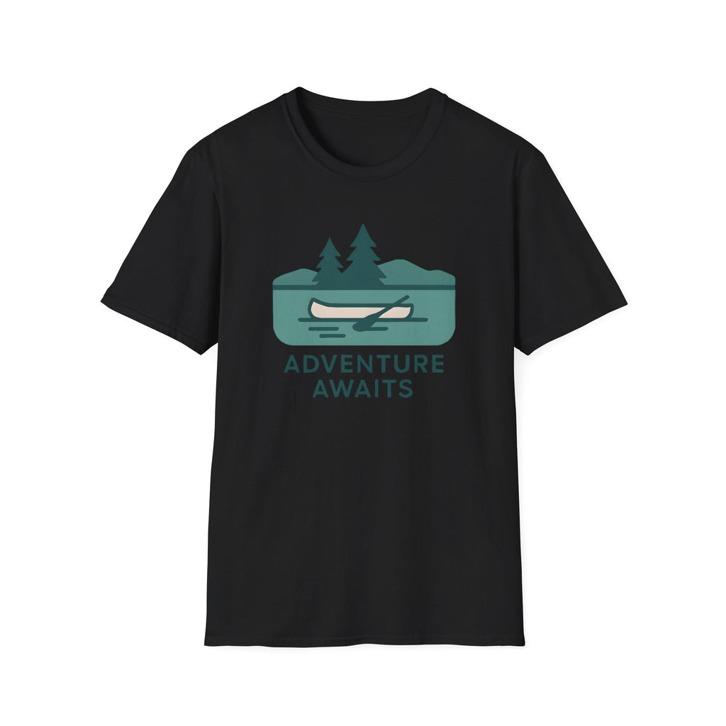 Adventure Awaits Canoe T-Shirt