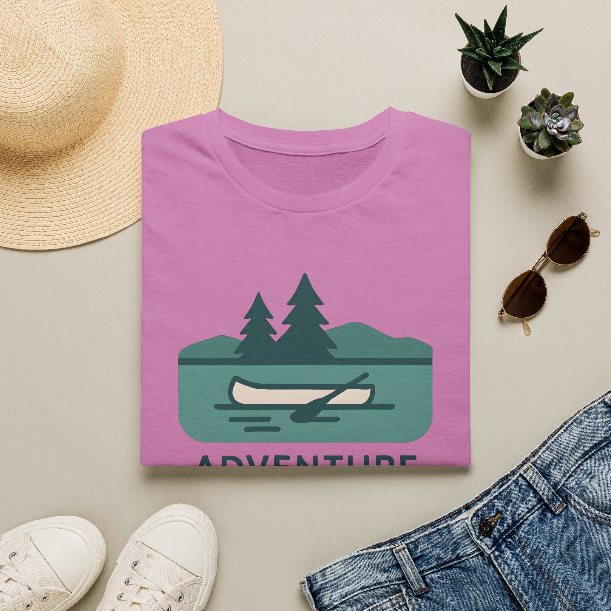 Adventure Awaits Canoe T-Shirt