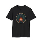 Campfire Night T-Shirt — Cozy Wilderness Bonfire Graphic Tee