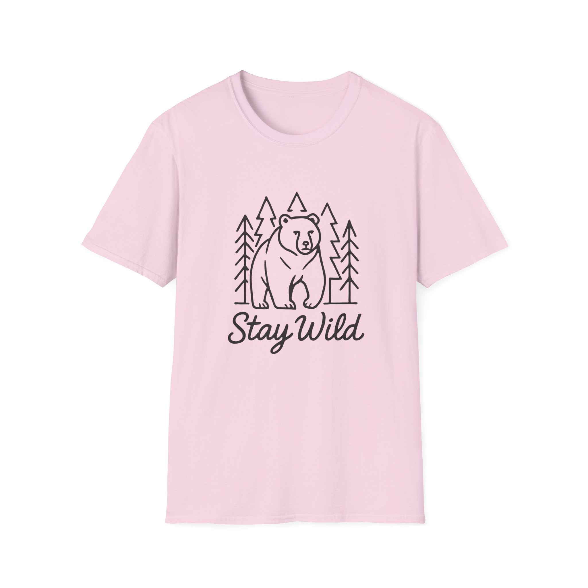 Bear Forest 'Stay Wild' T-Shirt — Adventure Outdoor Nature Tee