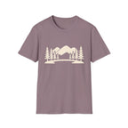 Mountain Pines T-Shirt — Minimal Scenic Forest Graphic