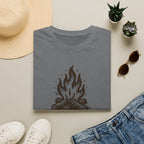 Campfire Graphic T-Shirt — "Home Is Where the Campfire Is" Outdoor Tee