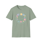 Grow Free Floral T-Shirt — Pastel Garden Butterfly Tee