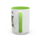 Wanderlust Floral Travel Mug — 11oz/15oz Ceramic Coffee Cup