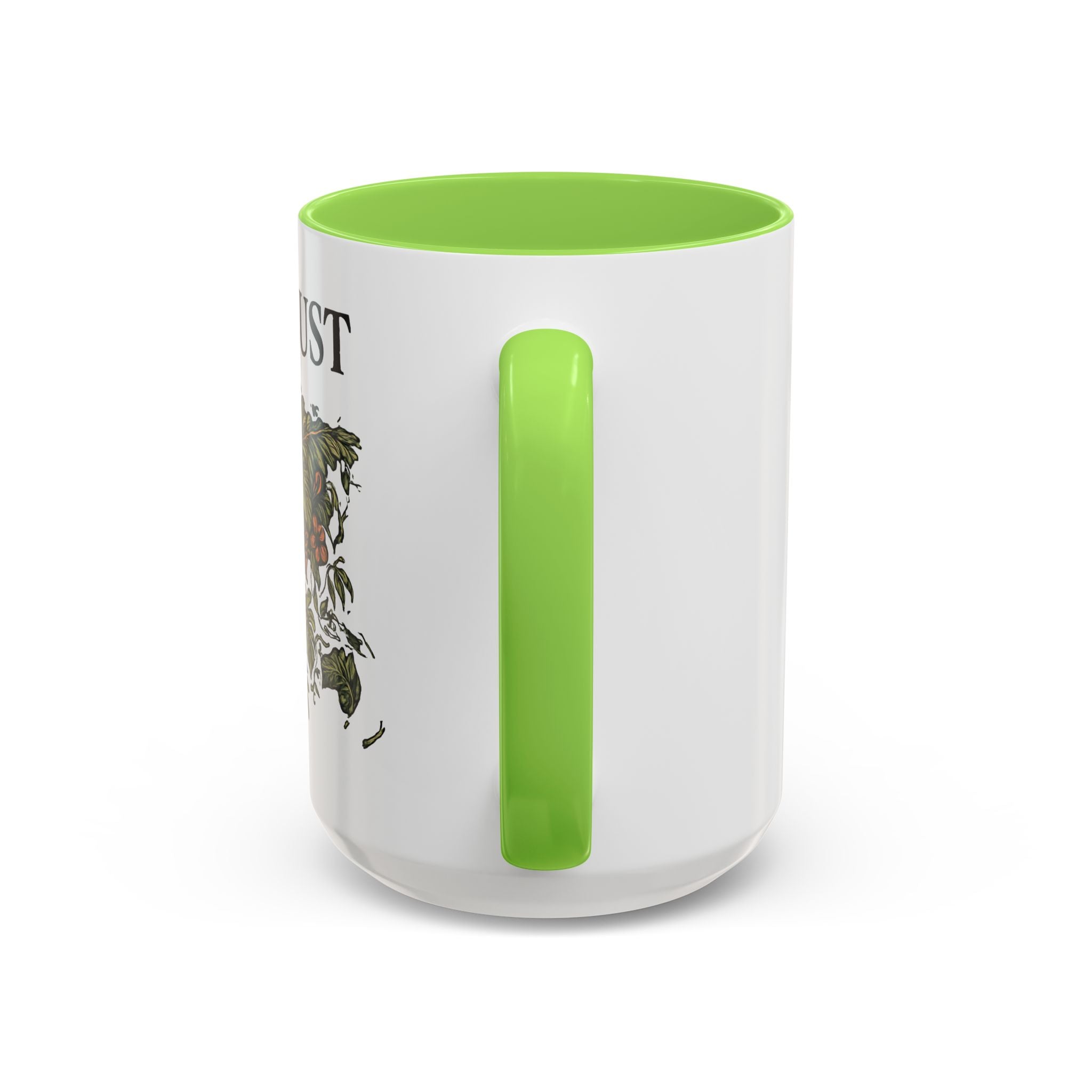 Wanderlust Floral Travel Mug — 11oz/15oz Ceramic Coffee Cup